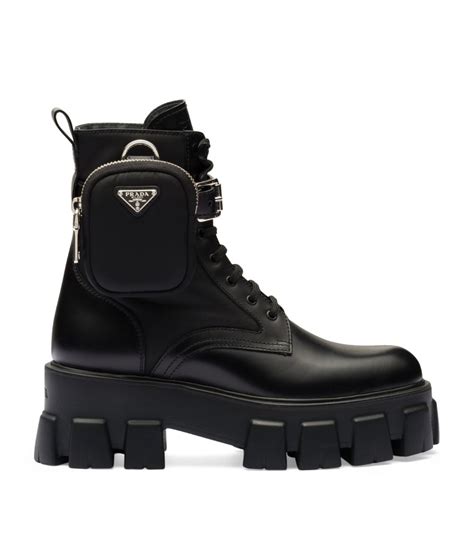 prada womens chelsea boots|women Prada boots with pouch.